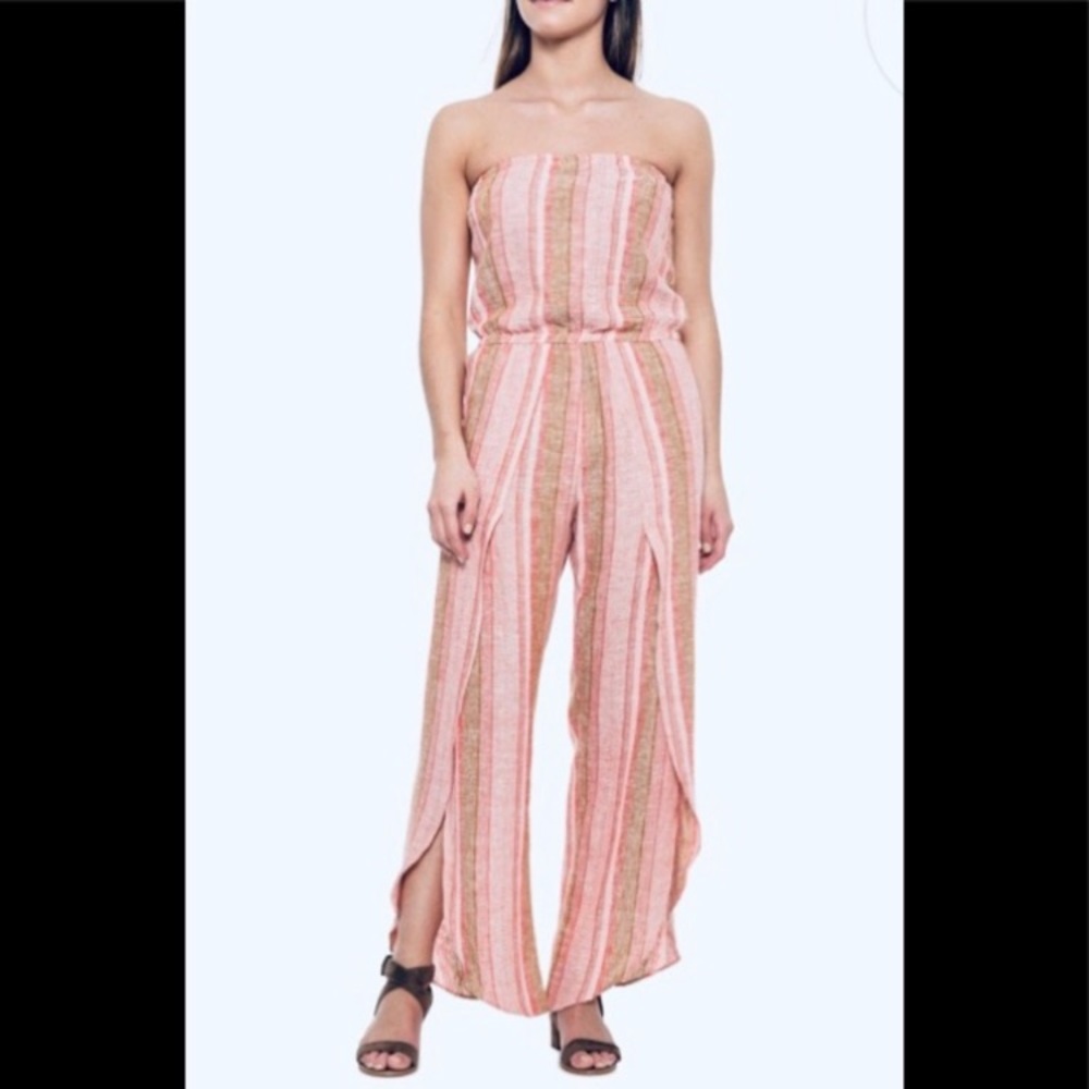 DREW strapless jumpsuit from Anthropology